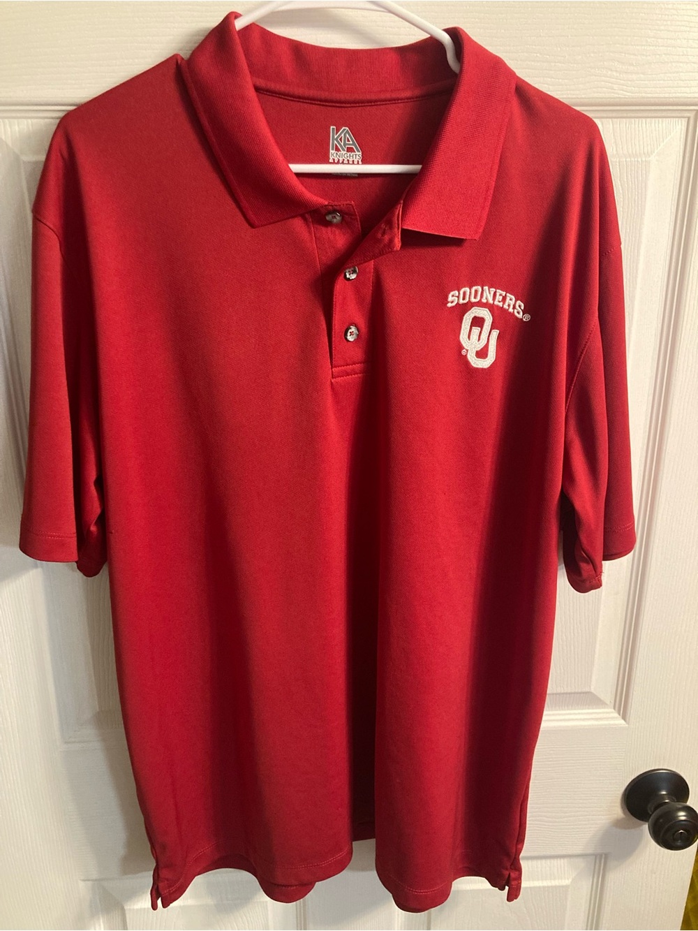 Knights Apparel Red OU Sooners Polo